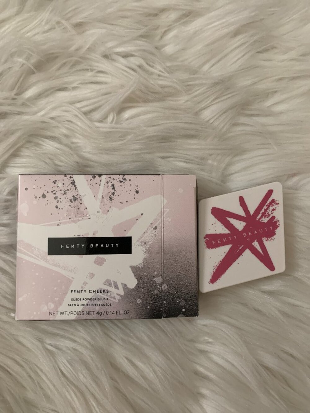 FENTY BEAUTY Fenty Cheeks Suede Powder Blush in Summertime Wine 04